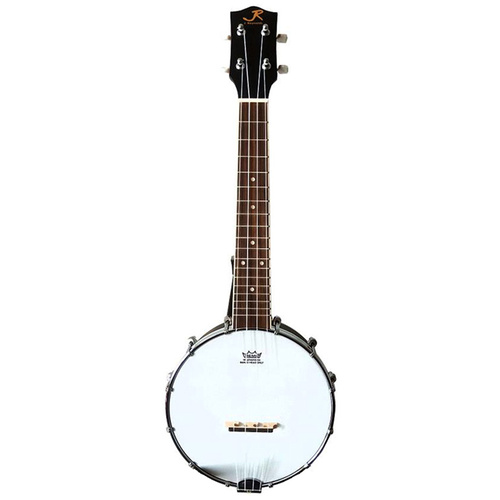 J.Reynolds Concert Banjo Ukulele with Open Back in Tobacco Burst Matte