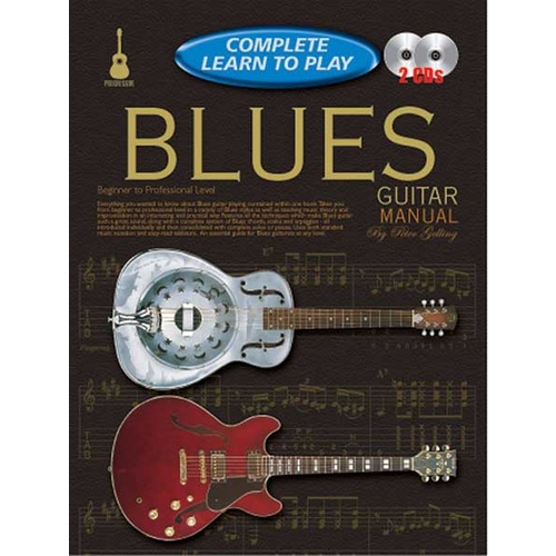 Progressive Complete Learn To Play Blues Guitar Book/CD(2)