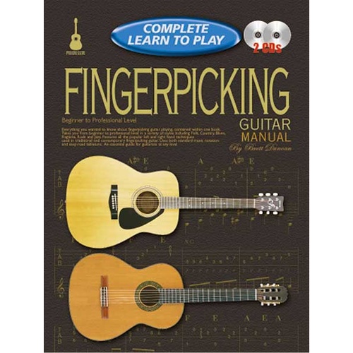Progressive Complete Learn To Play Fingerpicking Guitar Book/CD(2)