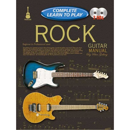 Progressive Complete Learn To Play Rock Guitar Book/CD(2)