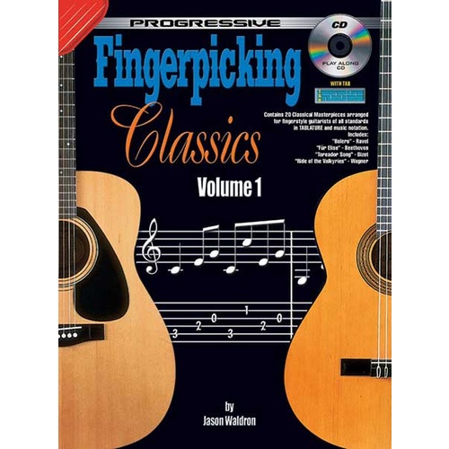 Progressive Fingerpicking Classics Volume 1 Book/CD