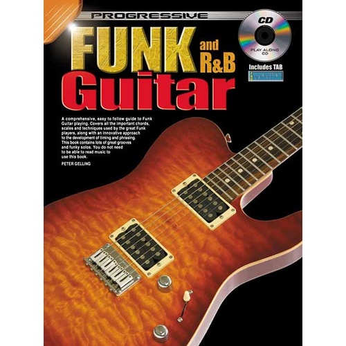 Progressive Funk and R&B Guitar Book/CD