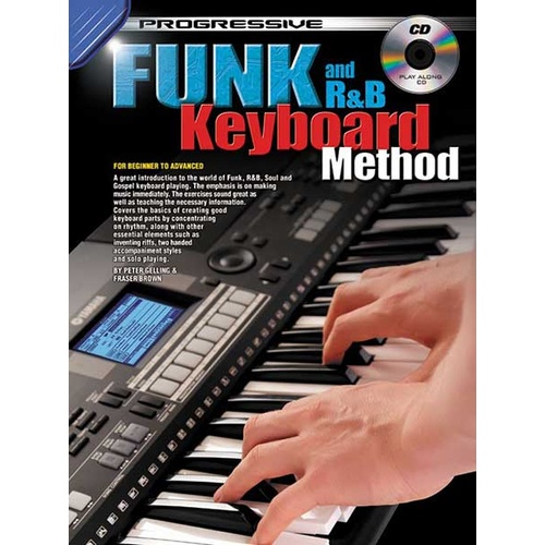 Progressive Funk and R&B Keyboard Method Book/CD