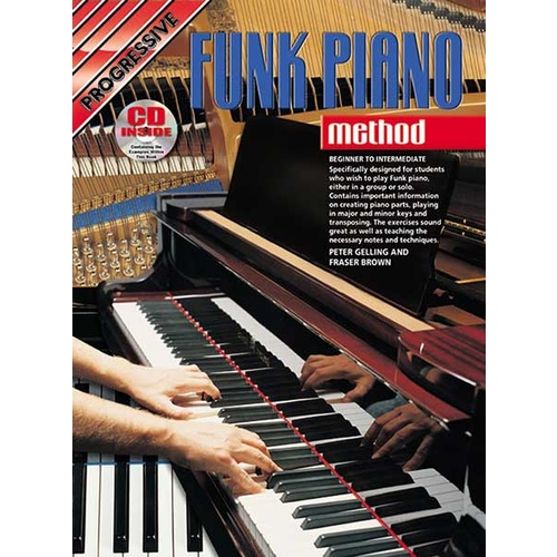 Progressive Funk Piano Method Book/CD