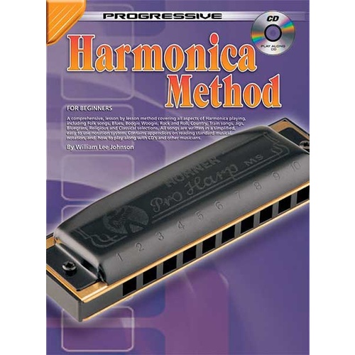 Progressive Harmonica Method Book/CD