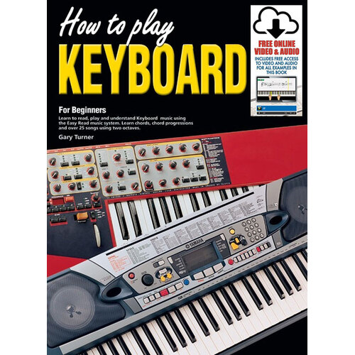 How To Play Keyboard for Beginners Book/Online Video & Audio