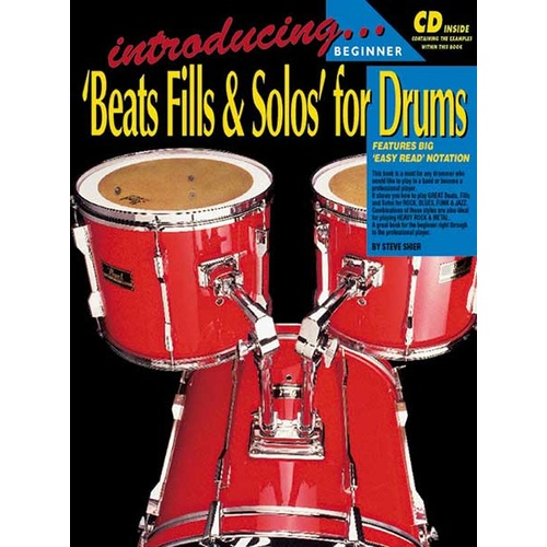 Introducing Beats, Fills & Solos for Drums Book/CD