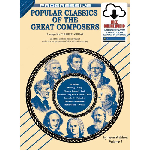 Progressive Popular Classics Of The Great Composers Volume 2 Book/Online Video & Audio