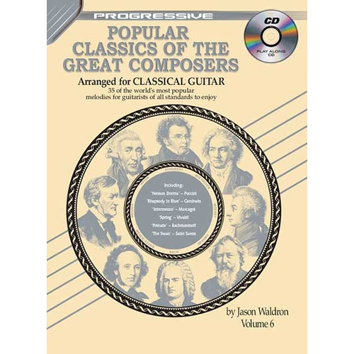 Progressive Popular Classics Of The Great Composers Volume 6 Book/CD