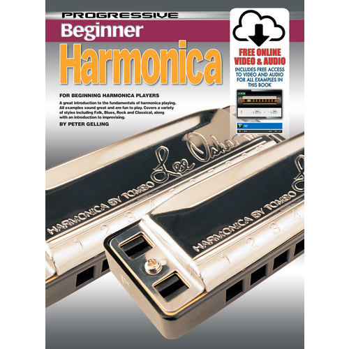 Progressive Beginner Harmonica Video & Audio