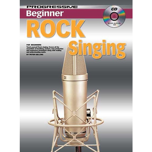 Progressive Beginner Rock Singing Book/CD