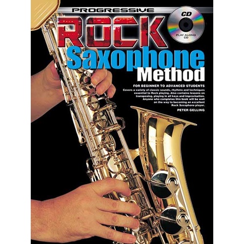 Progressive Rock Saxophone Method Book/CD