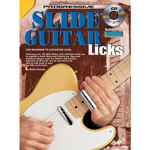 Progressive Slide Guitar Licks Book/CD