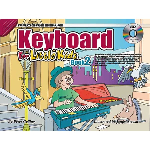 Progressive Keyboard Book 2 for Little Kids Book/CD