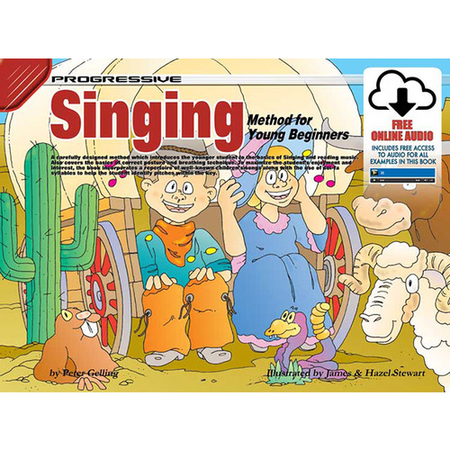 Progressive Singing Method for Young Beginners Book/Online Audio