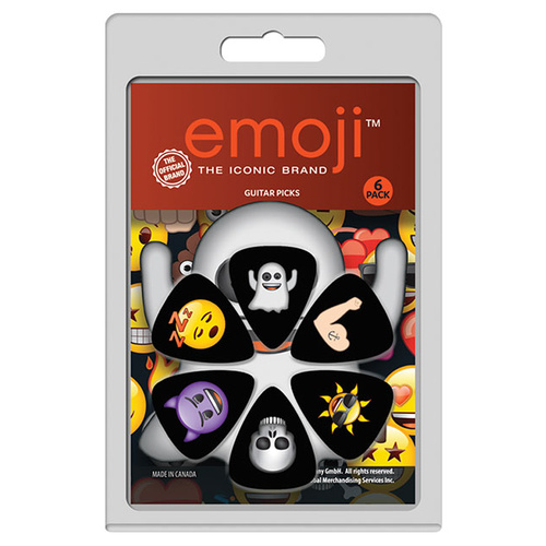 Perris "Emoji" Variety 8 Licensed Guitar Picks (6Pack)