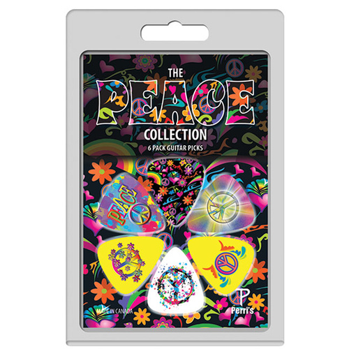 Perris "The Peace Collection" Guitar Picks (6-Pack)
