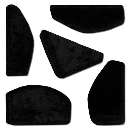  MBT Guitar Case Velcro Cushion Pads in Black (5-Pce)