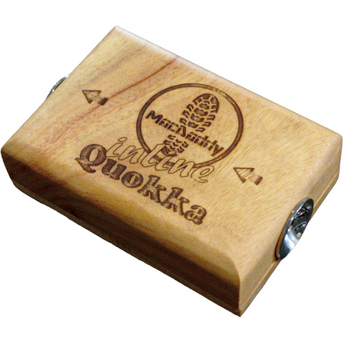 Macdaddy MDQ2I "Quokka Inline" Compact Stomp Box in Natural Finish