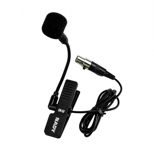 Nady CM-60 Clip-on Miniature Condenser Microphone with Mini XLR Adaptor
