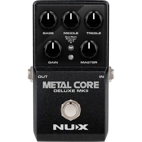 NU-X Core Series Metal Core Deluxe MK-II Distortion Effects & Preamp Pedal