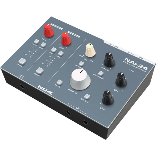 NU-X NAI-24 Professional 2x4, 32-Bit/192kHz USB Audio Interface