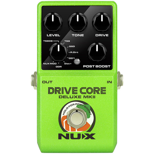 NU-X Core Stompbox Series Drive Core Deluxe MKII Effects Pedal