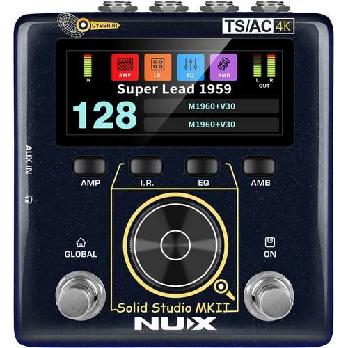 NU-X Verdugo Series Solid Studio MKII Preamp, Power Amp Simulator & IR Loader