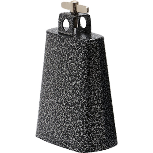 Opus Percussion 4.5" Cowbell with Mount in Black Nickel Finish
