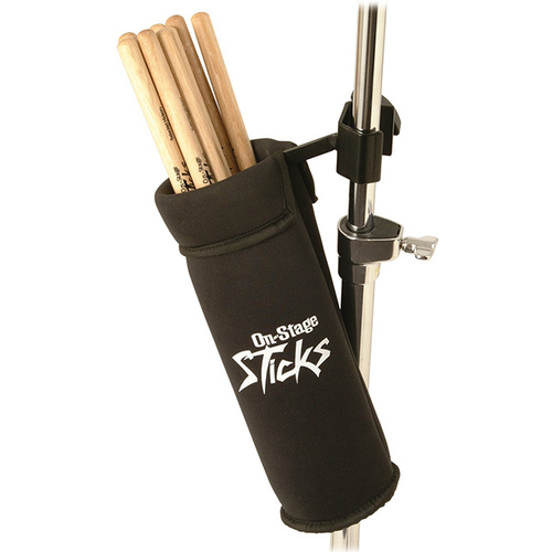 On Stage Neoprene Drum Stick Holder with Mounting Clamp