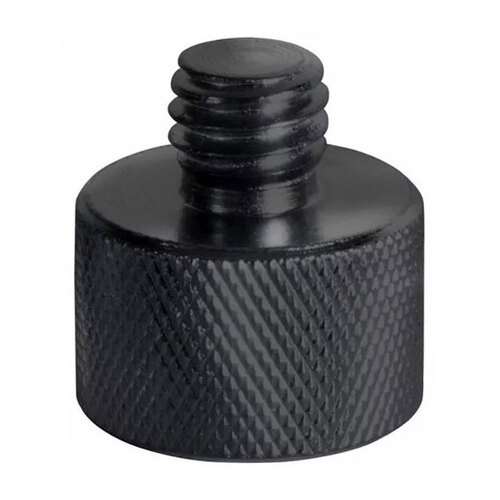 On Stage Mic Screw Adaptor in Black (3/8" Male to 5/8" Female)