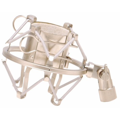 On Stage Studio Microphone Shock Mount in Champagne