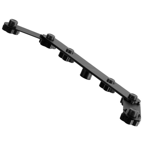 On Stage Deluxe Stereo Mic Attachment Bar holds up to 6 Mics