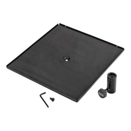 On Stage Speaker Stand Mounted Multi-Use Accessory Tray