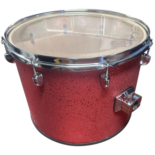 Dixon Gong Tom in Red Sparkle Finish - 16 x 14"