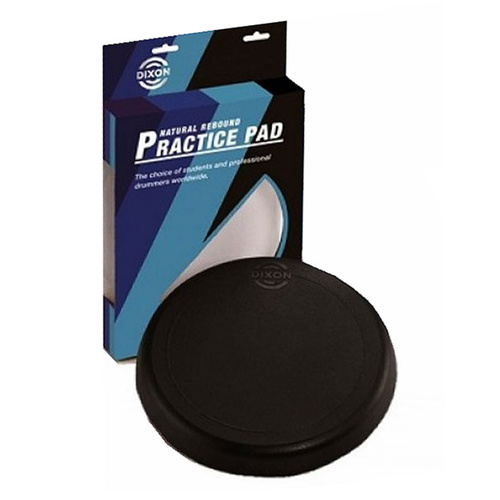 Dixon 10" Rubber Drum Practice Pad in Black - Pk 1