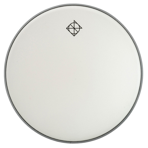 Dixon 22" Bass Drum Head with Muffler Ring, White Coated, Resonant Side (0.188mm)