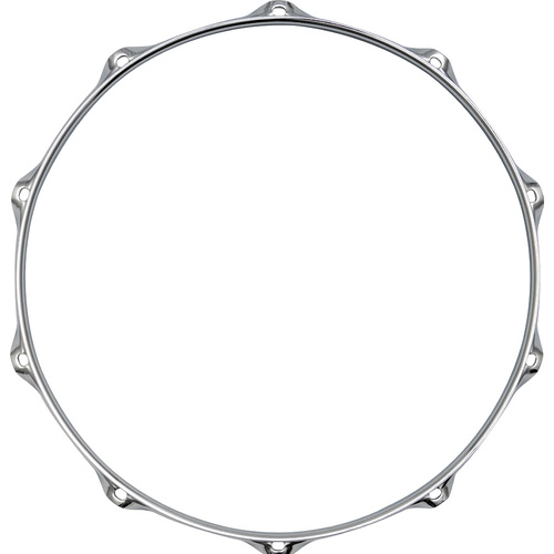 Dixon 14" Chrome Plated, 2.3mm Snare Side Steel Hoop with 10 Ears (Pk-1)