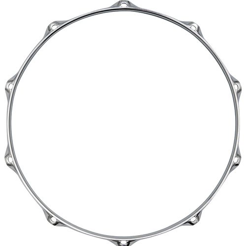 Dixon 14" Chrome Plated, 2.3mm Batter Side Steel Hoop with 10 Ears (Pk-1)