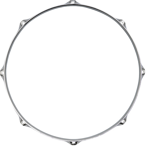 Dixon 16" Chrome Plated, 2.3mm Batter Side Steel Hoop with 8 Ears (Pk-1)
