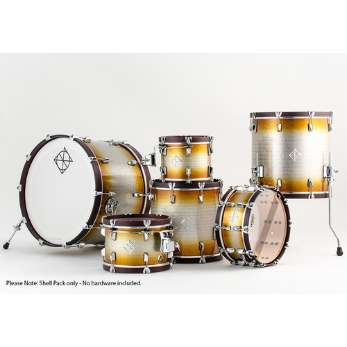 Dixon Artisan Series 6-Pce Drum Kit in Stardust Gold Lacquer Finish