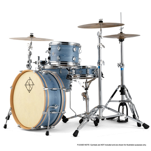 Dixon Little Roomer Series 5-Pce Drum Kit in Cerulean Frost Finish