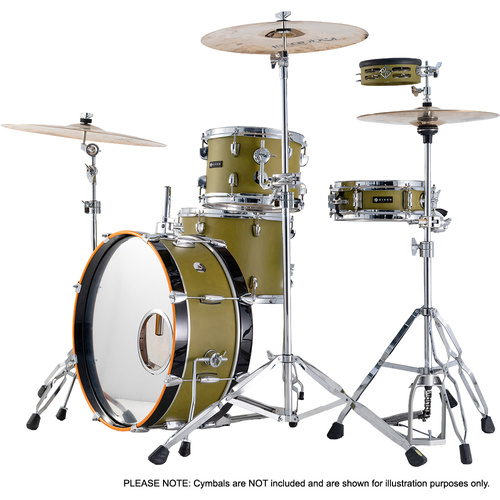 Dixon Little Roomer Series 5-Pce Drum Kit in Olive Green Finish