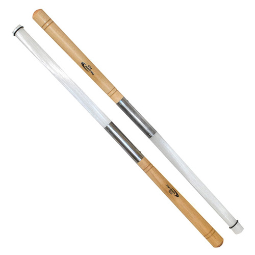 Percussion Plus Soft Nylon Drum Brushes with Wood Handle (Pair)