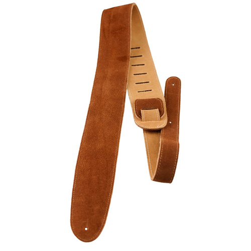 Perris 2.5" Soft Suede Guitar Strap in Natural with Premium backing