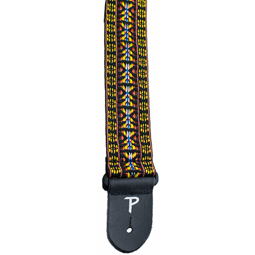 Perris 2" Poly Pro Mexicana Pattern Guitar Strap with Leather ends