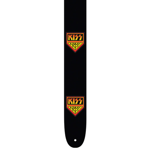 Perris 2.5" Leather Hi-Res "KISS" Licensed Guitar Strap