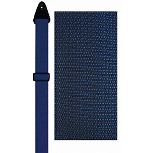 Perris 2" Poly Pro Navy Blue Guitar Strap with Leather ends