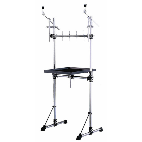 Dixon Percussion Workstation on Dixon Rack with Mounts