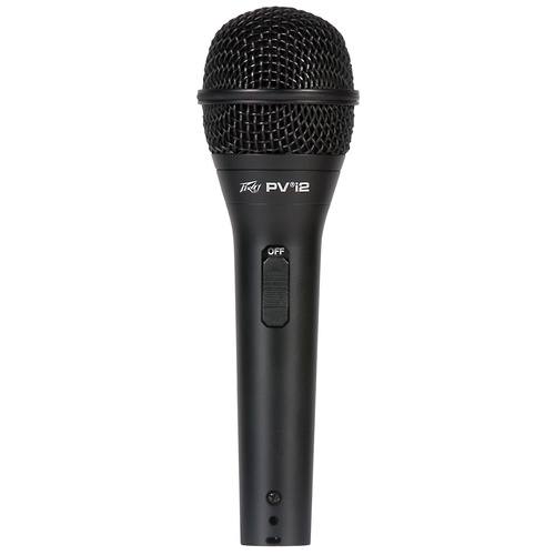 Peavey PVi2 Dynamic Cardioid Microphone in Black with XLR-XLR Cable